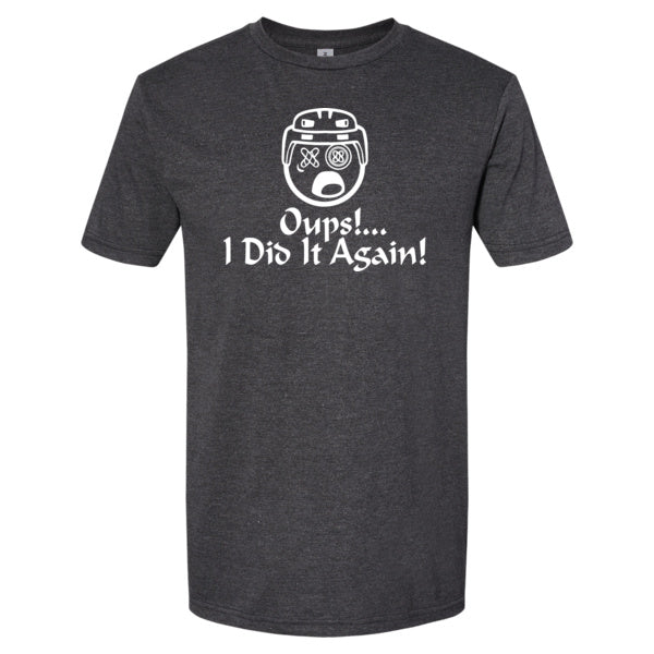 T-SHIRT Oups! I did it Again - Hockey Face